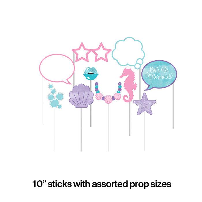 
                  
                    Iridescent Mermaid Party Photo Booth Props, 10 ct | Amazing Pinatas 
                  
                