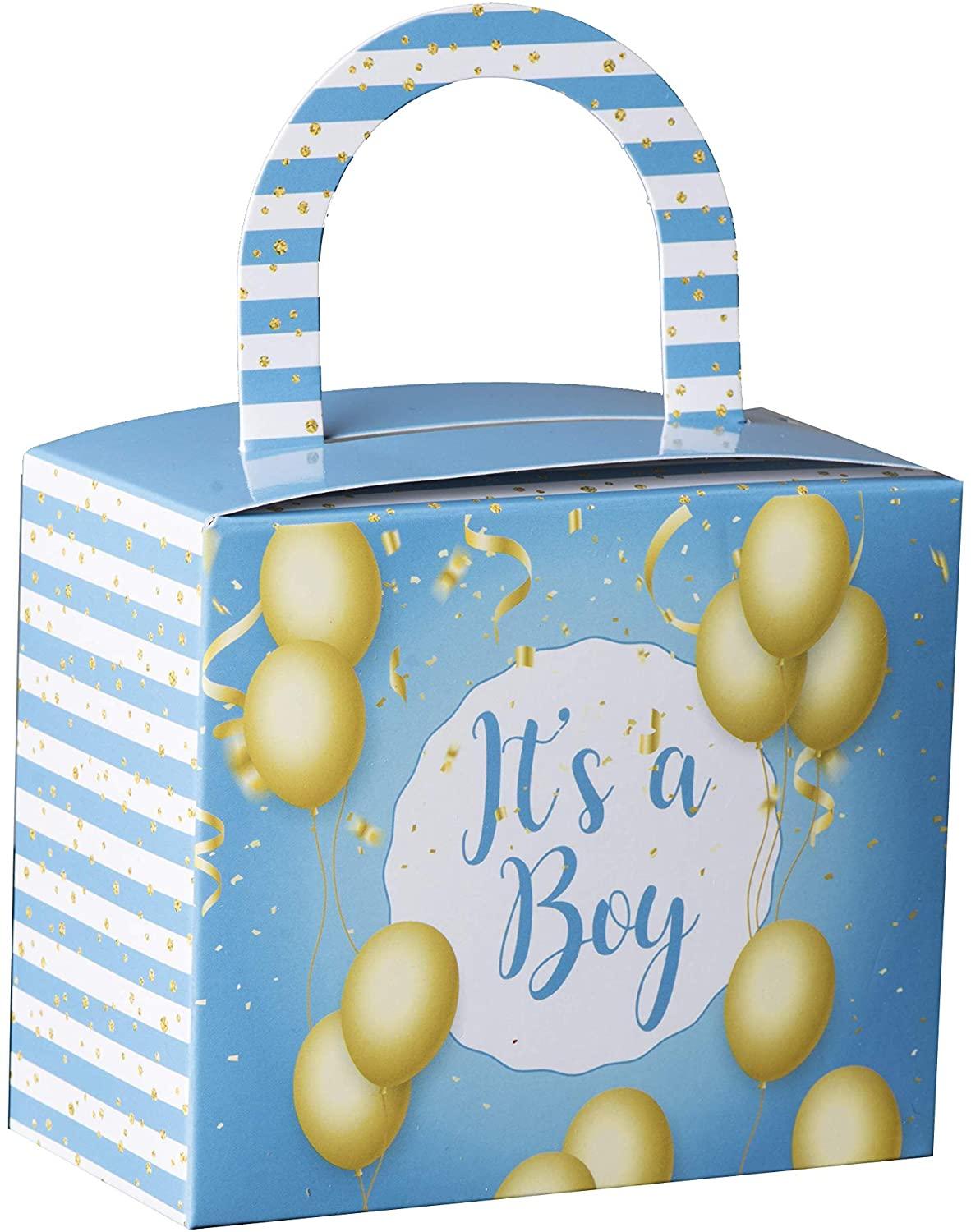 Its A Boy Candy Boxes 36 Pack 4.5" X 3.75" X 2.25" | Amazing Pinatas 