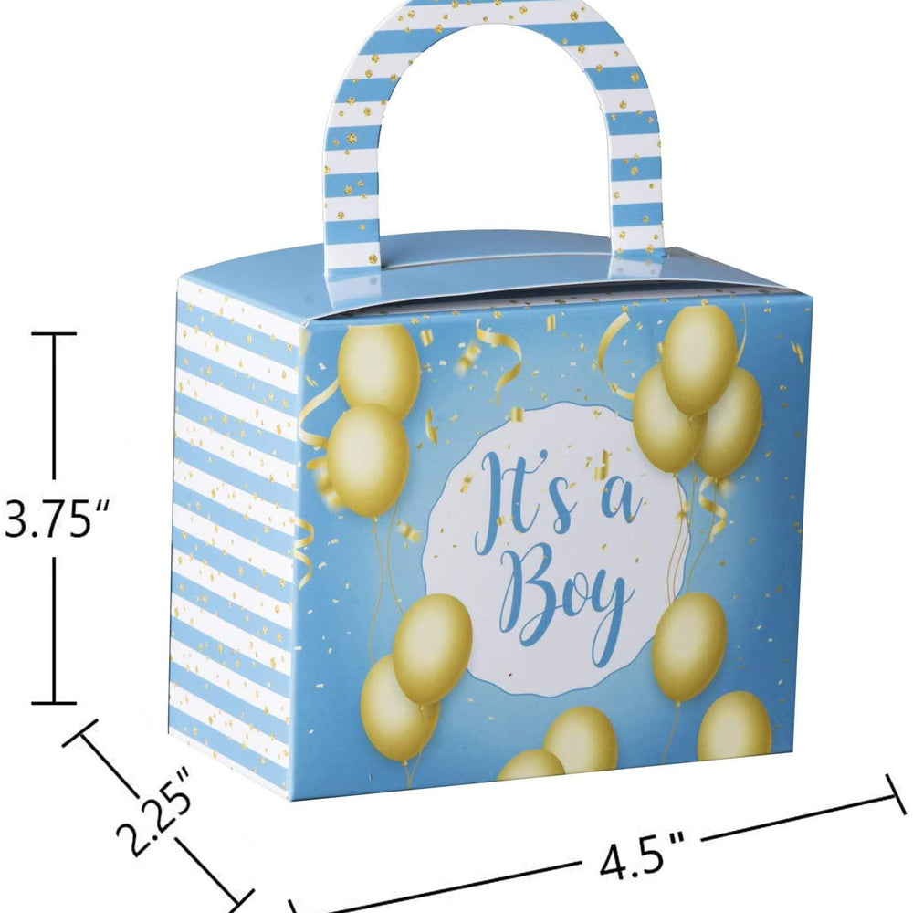 Its A Boy Candy Boxes 36 Pack 4.5" X 3.75" X 2.25" | Amazing Pinatas 