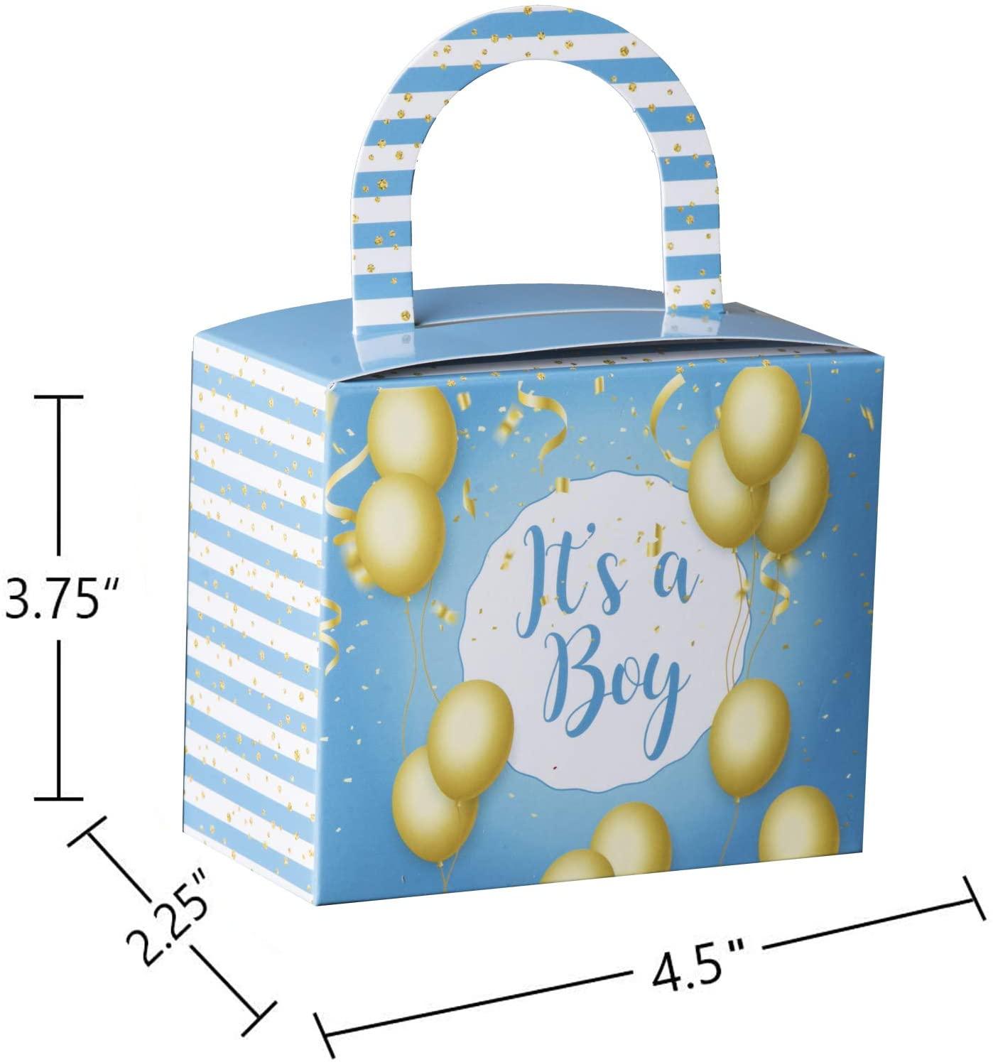 Its A Boy Candy Boxes 36 Pack 4.5" X 3.75" X 2.25" | Amazing Pinatas 