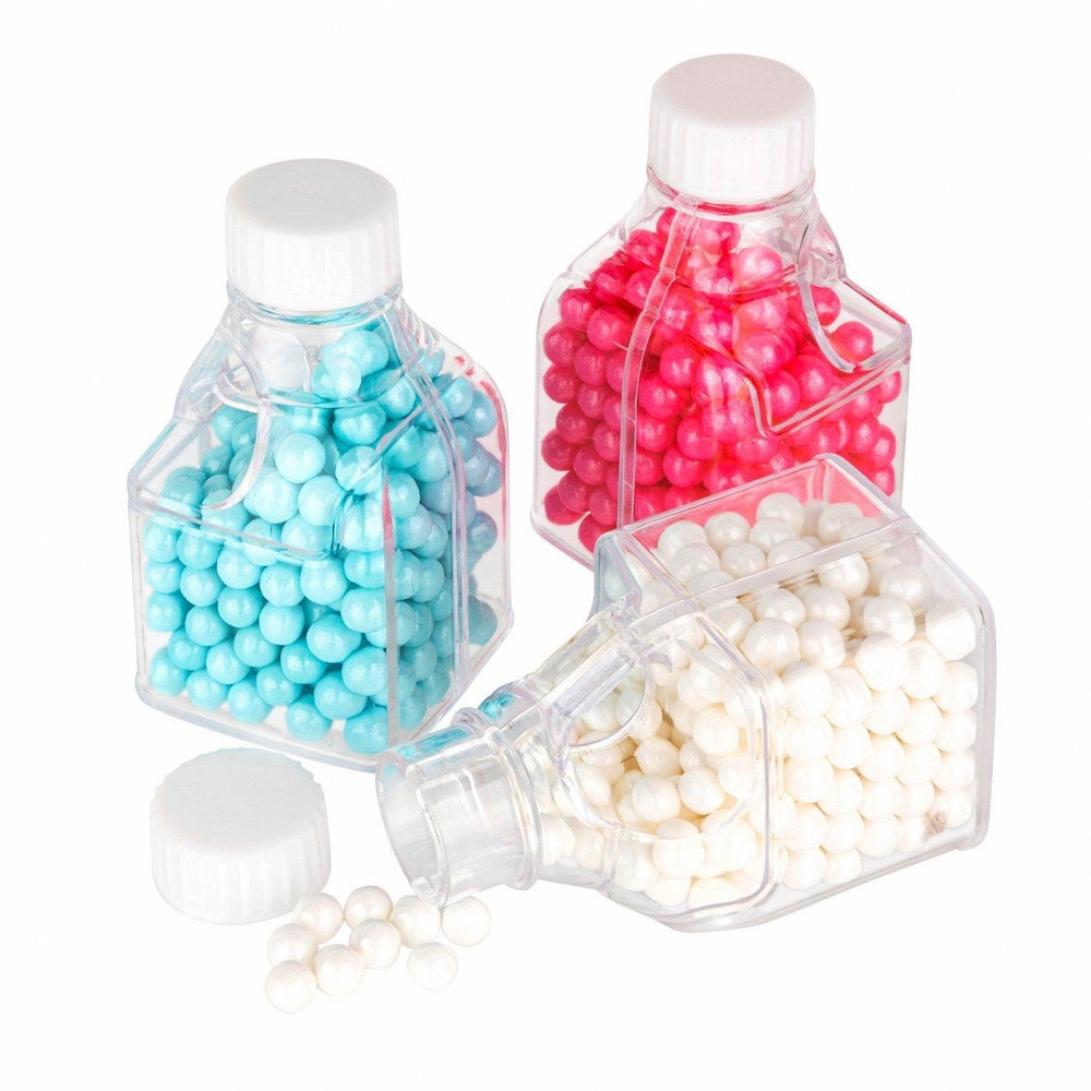 Jug Shaped Acrylic Candy Boxes 24 Pack 3.14"X1.77"X1.77" | Amazing Pinatas 