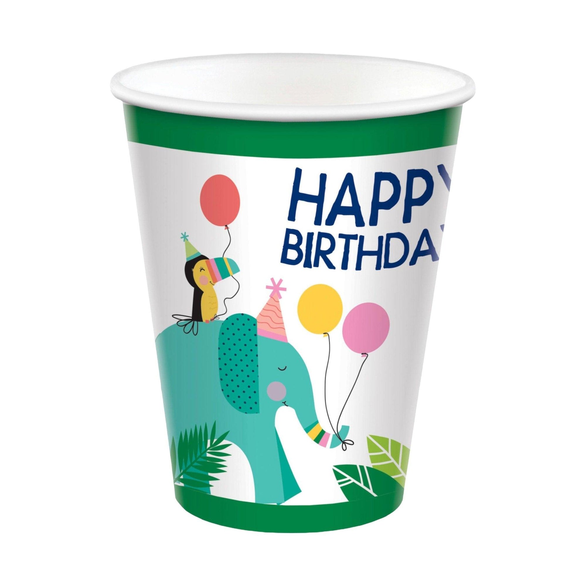 Jungle Party Birthday Party Beverage Cups, Pack of 8 | Amazing Pinatas