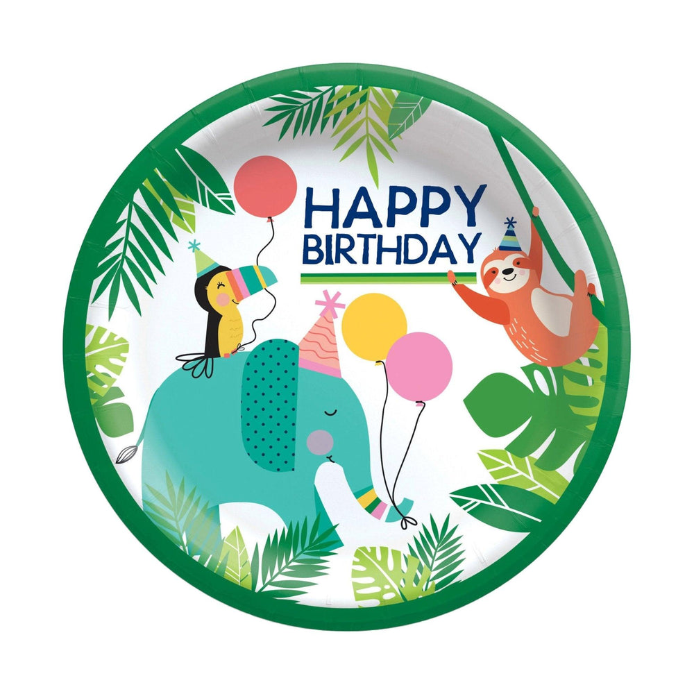 Jungle Party Birthday Party Dinner Plates | Amazing Pinatas