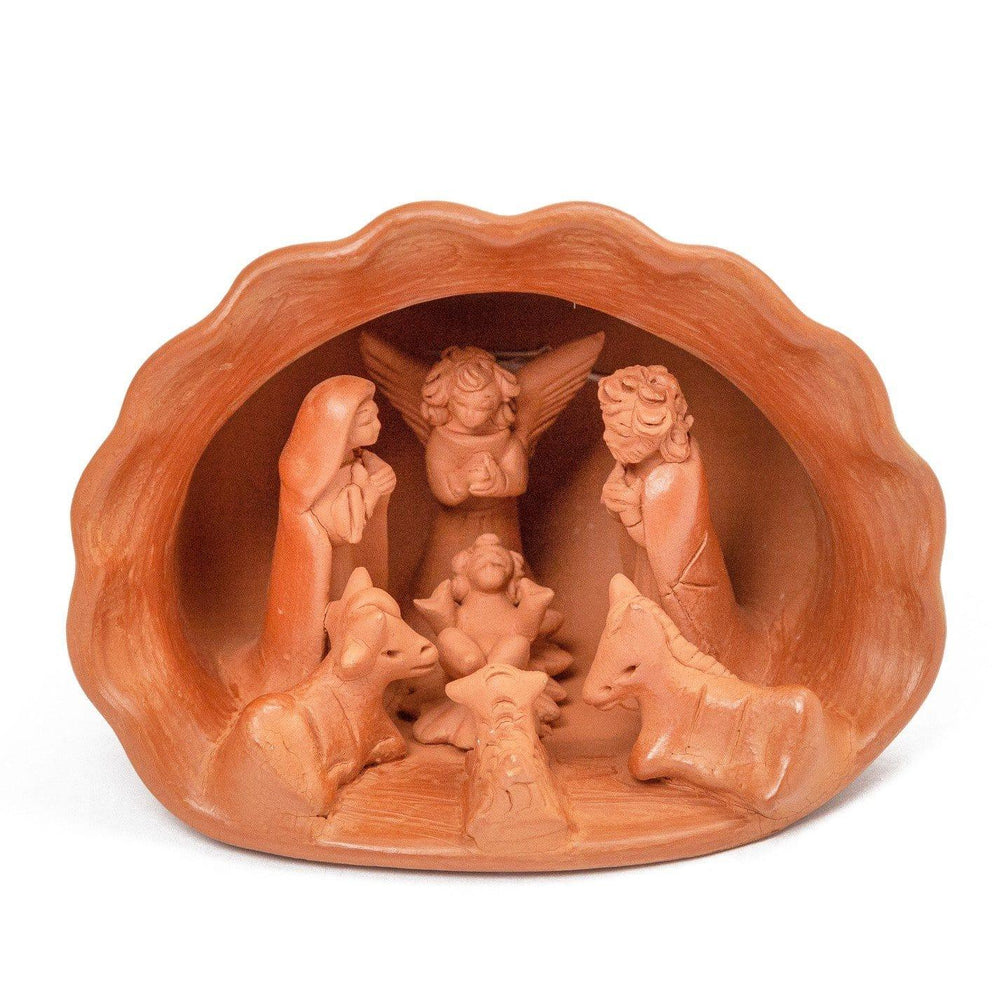 
                  
                    Large Terracotta Shell Nativity Scene | Amazing Pinatas 
                  
                