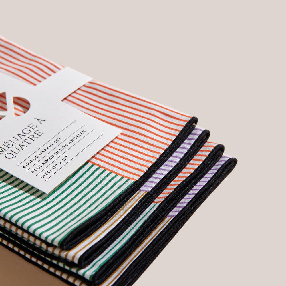 
                  
                    Marfa Stripe Napkins | Set of 4 | Amazing Pinatas 
                  
                