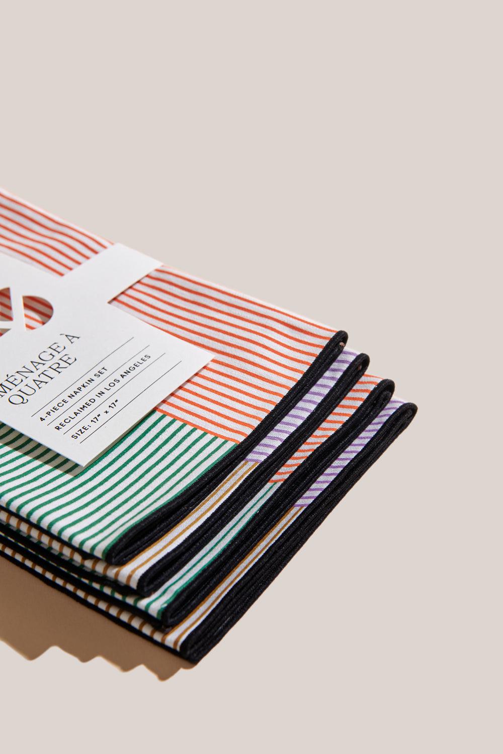 Marfa Stripe Napkins | Set of 4 | Amazing Pinatas 