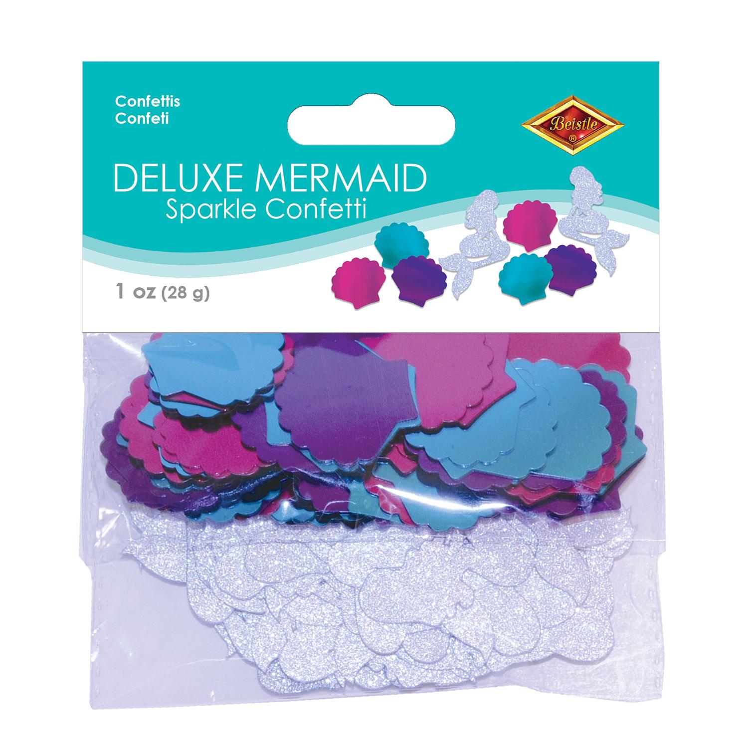 Mermaid Deluxe Party Sparkle Confetti (2 - 0.5oz Packages per Package) | Amazing Pinatas 