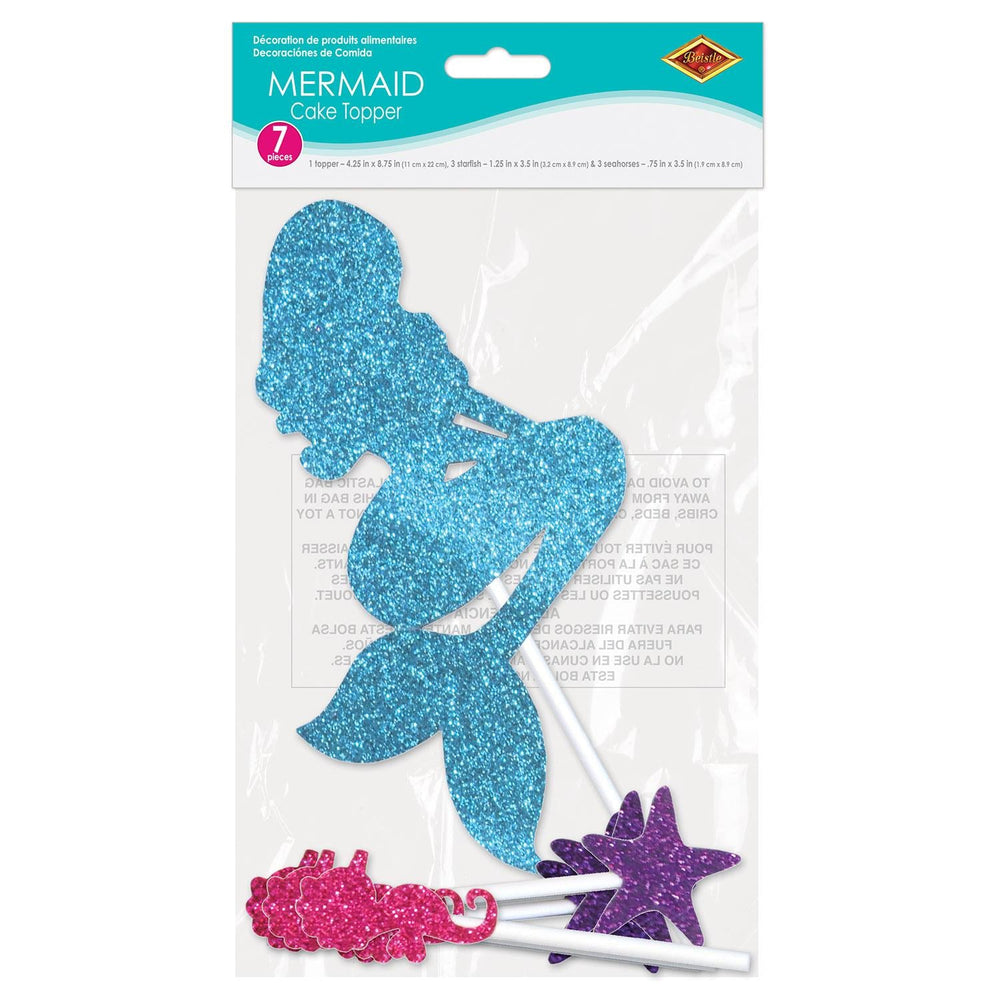 Mermaid Party Cake Topper | Amazing Pinatas 