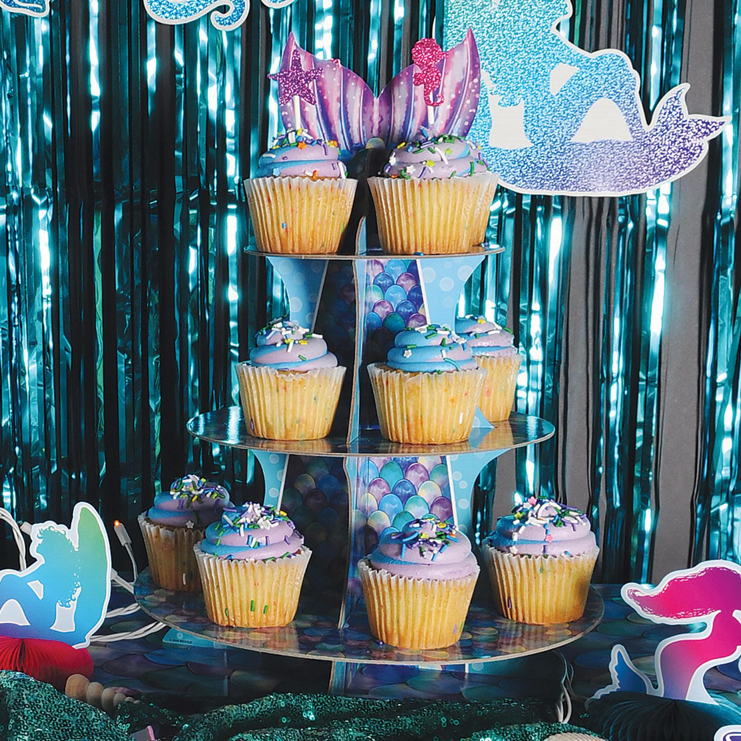 Mermaid Party Cupcake Stand | Amazing Pinatas 