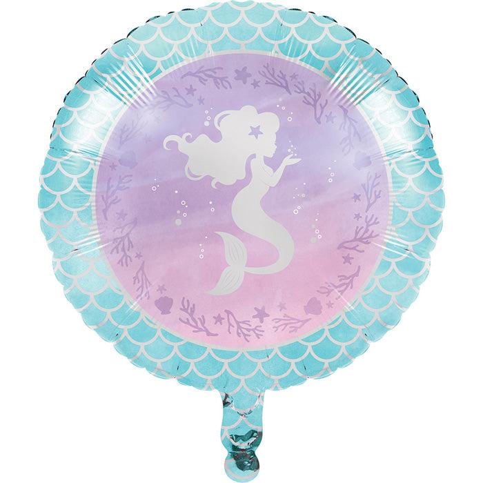 Mermaid Shine Metallic Balloon 18" | Amazing Pinatas 