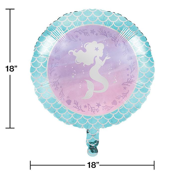 
                  
                    Mermaid Shine Metallic Balloon 18" | Amazing Pinatas 
                  
                