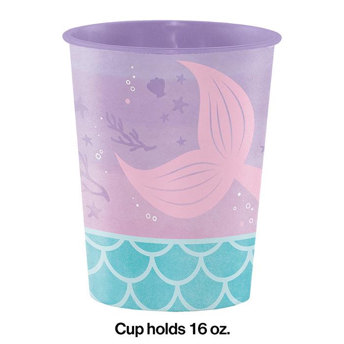 
                  
                    Mermaid Shine Plastic Keepsake Cup 16 Oz. | Amazing Pinatas 
                  
                