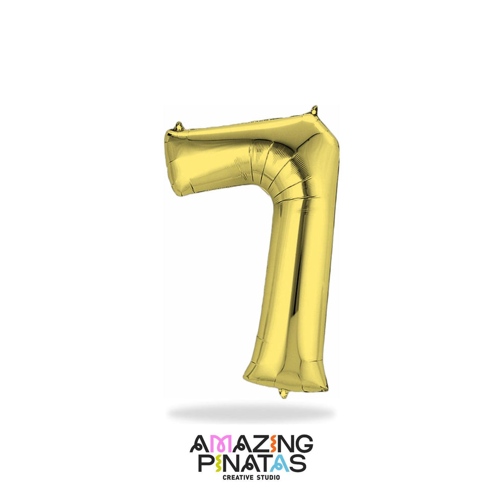 
                  
                    Metallic Gold Number Mylar Foil Balloons 34 Inch | Amazing Pinatas
                  
                