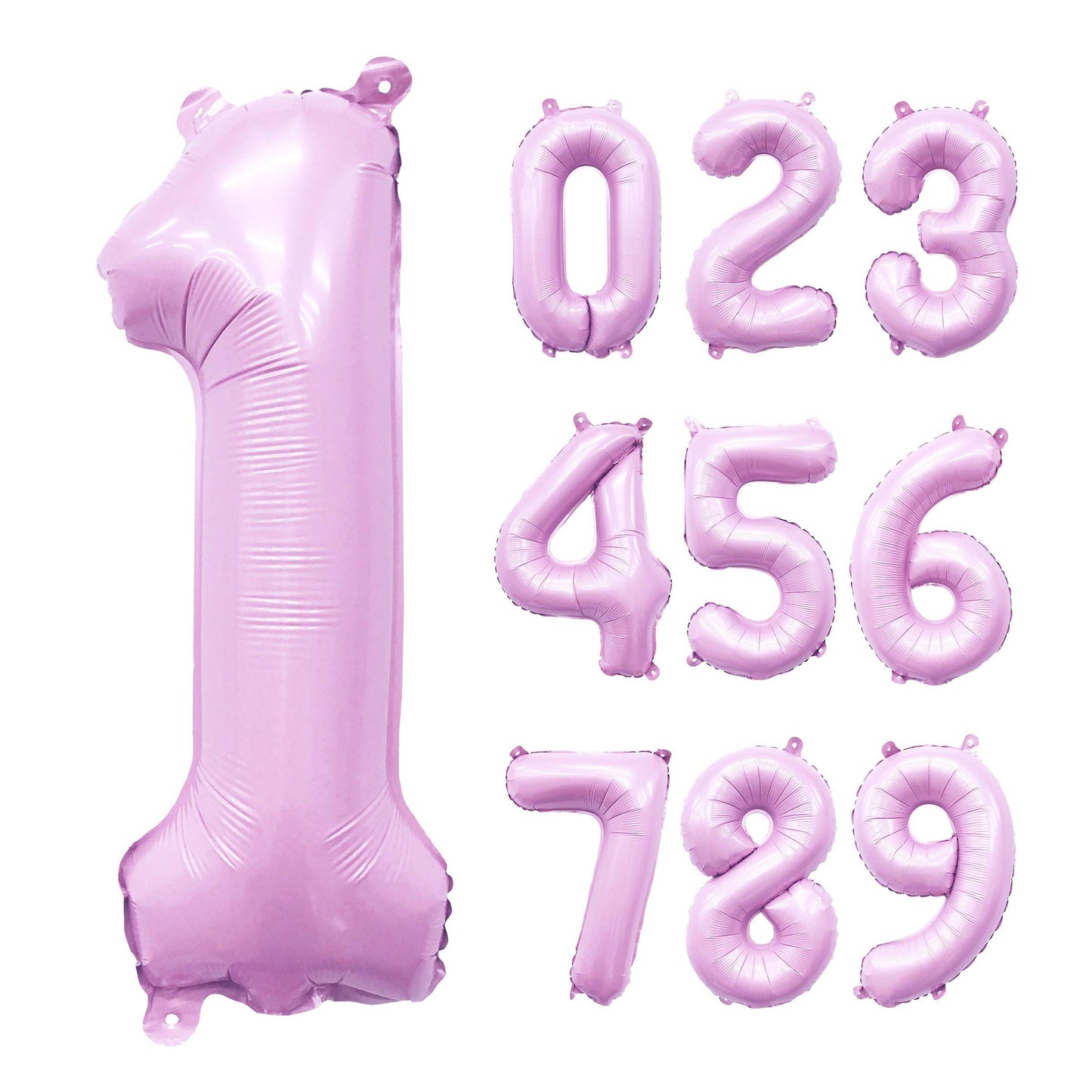 32" Ellie's Lilac Pink Lemonade Mylar Number Balloons (1 Count) | Amazing Pinatas 