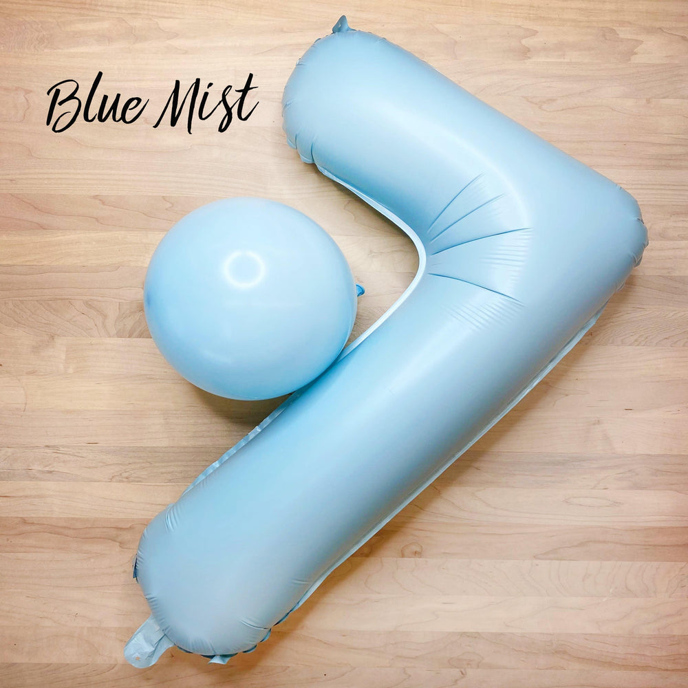 
                  
                    32" Ellie's Blue Mist (Pastel Blue) Mylar Number Balloons (1 Count) | Amazing Pinatas 
                  
                