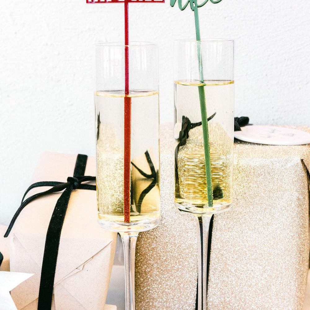 Naughty and Nice Drink Stirrers | Amazing Pinatas 