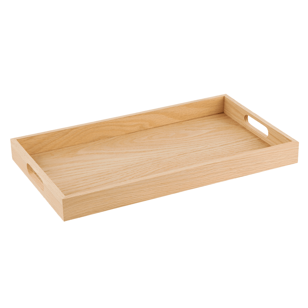 
                  
                    Oak Wood Nested Serving Trays Five Piece Set of Rectangular Quality Wooden Trays with Cut Out Handles | Amazing Pinatas 
                  
                