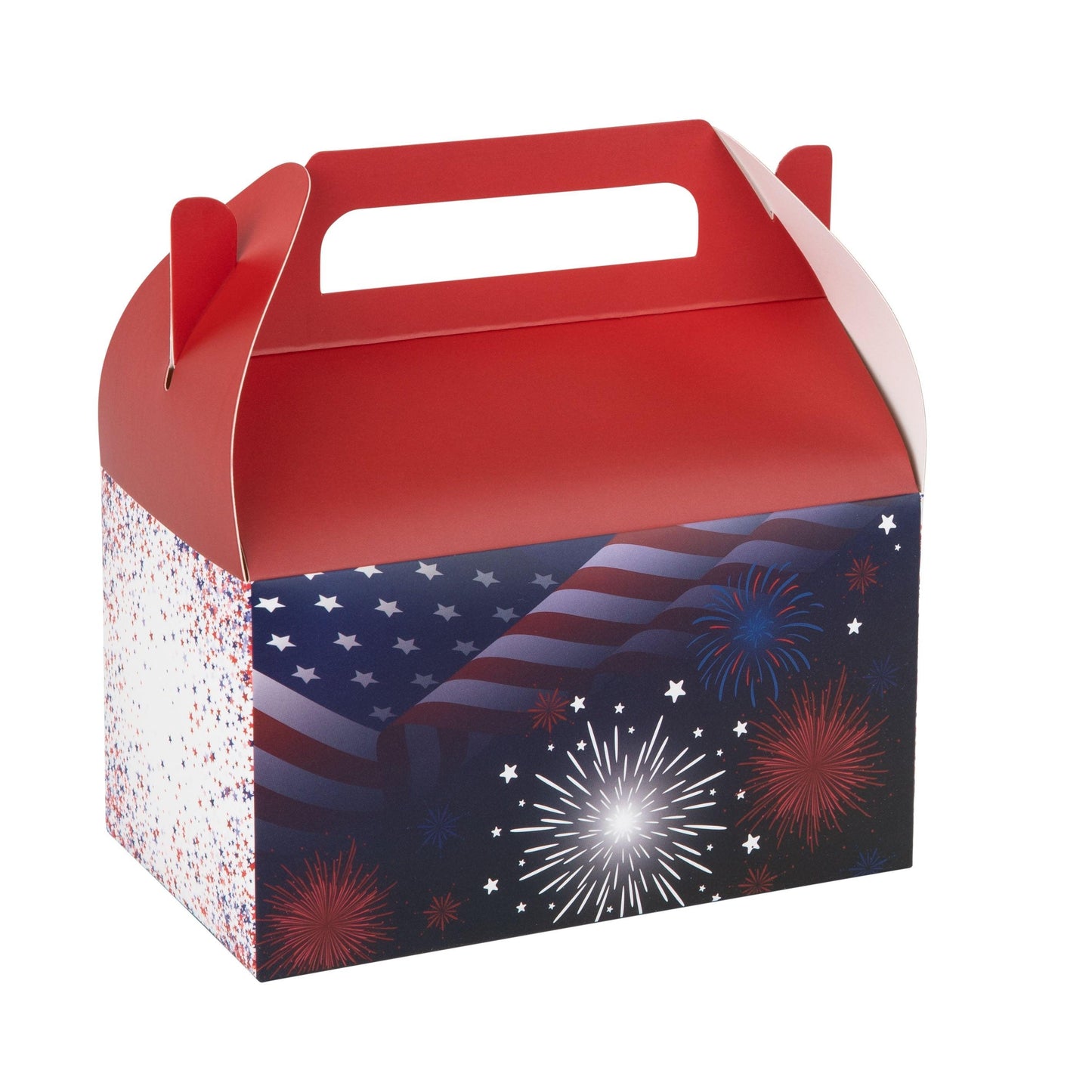 Party Favor Treat Boxes American Flag 6.25x3.75x3.5 Inches 20 Pack | Amazing Pinatas 