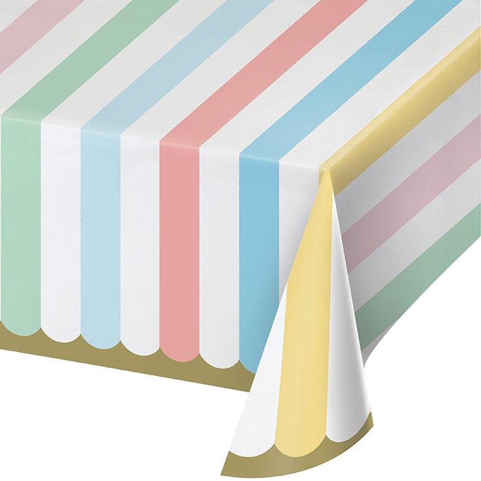 Pastel Celebrations Paper Tablecover 54" X 102" | Amazing Pinatas 