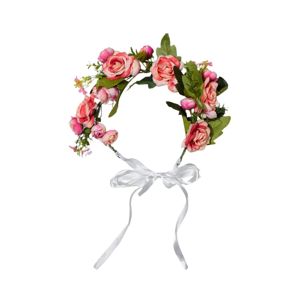 
                  
                    Pink Rose Flower Crown (Adult Size) | Amazing Pinatas 
                  
                