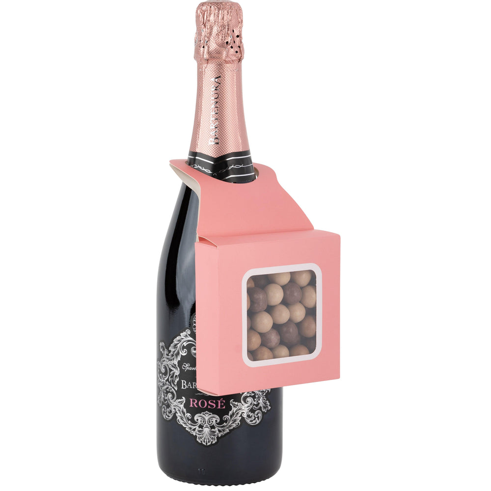 
                  
                    Pink Wine Bottle Gift Box Hanger with Window 24 Pack 3.65" x 1.125" x 3.75" | Amazing Pinatas 
                  
                