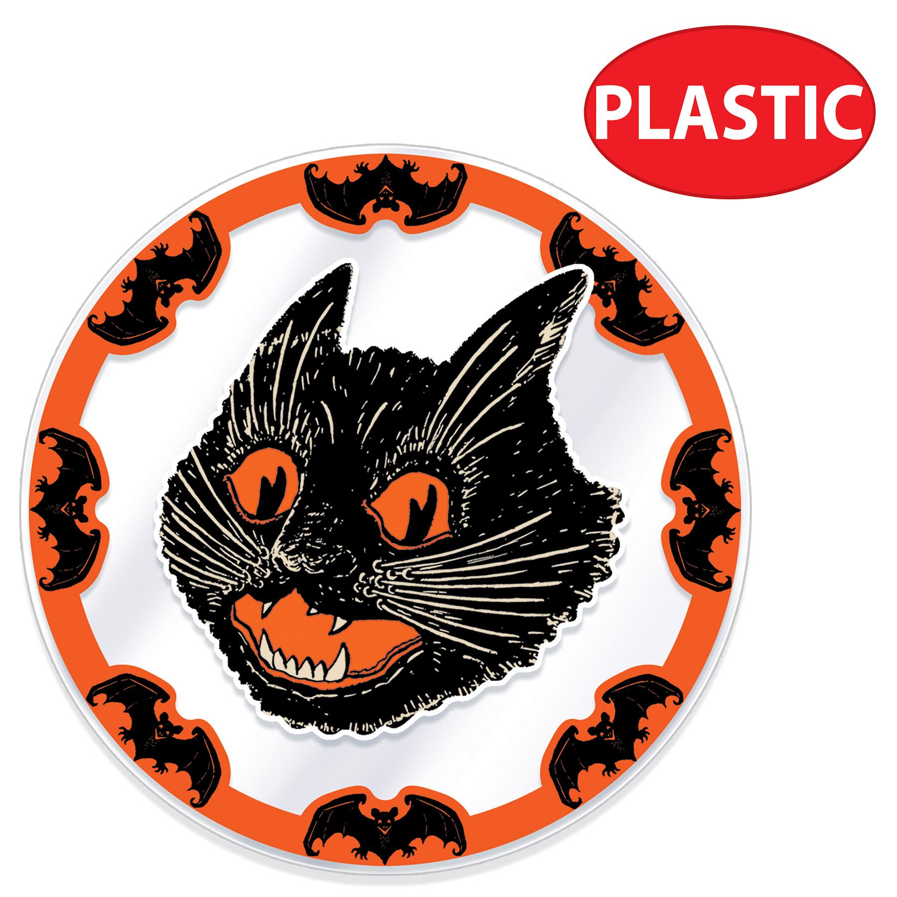 Plastic Vintage Halloween Round Placemats (4 per Package) | Amazing Pinatas 