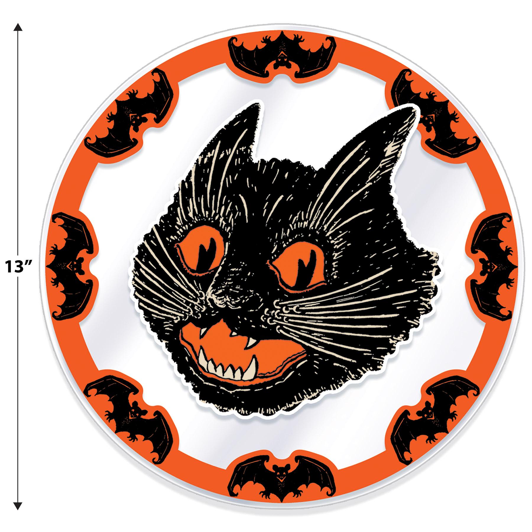 Plastic Vintage Halloween Round Placemats (4 per Package) | Amazing Pinatas 