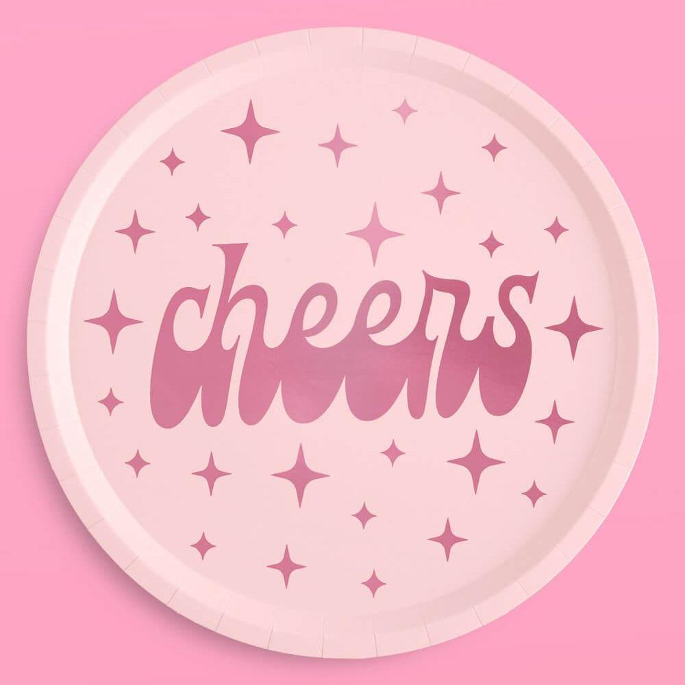 Cheers Plates - 25 paper plates