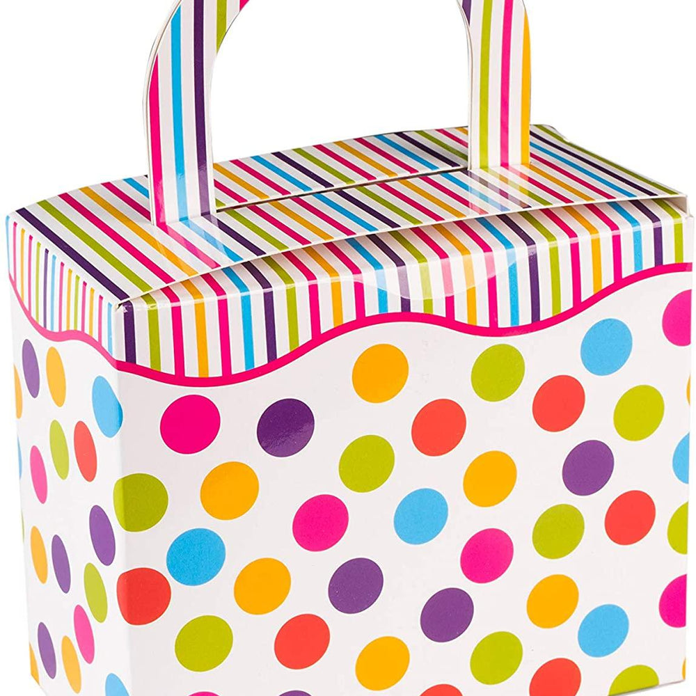 Polka Dot Candy Boxes 36 Pack 4.5" X 3.75" X 2.25" | Amazing Pinatas 