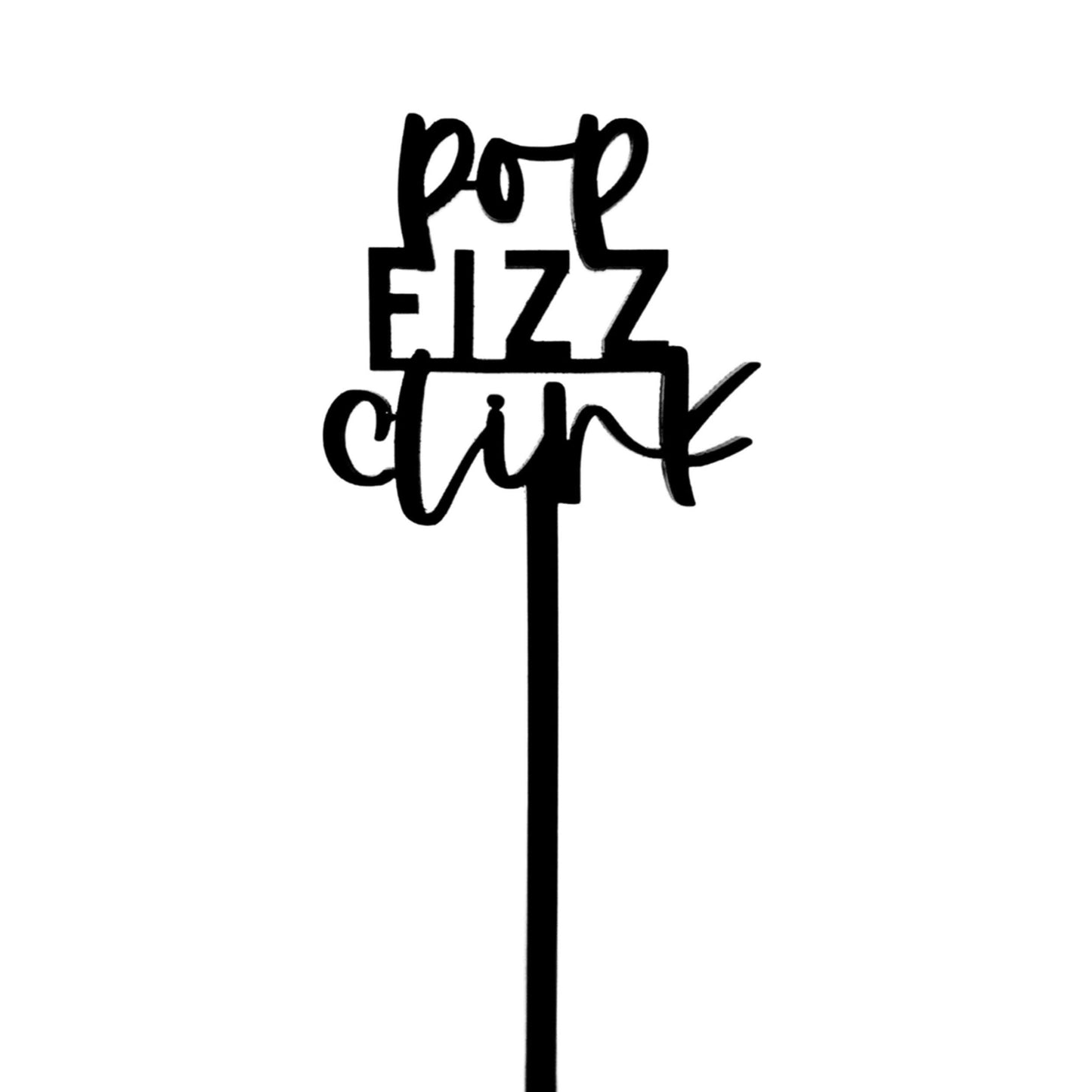 Pop Fizz Clink Drink Stirrers, Pack of 12 | Amazing Pinatas 