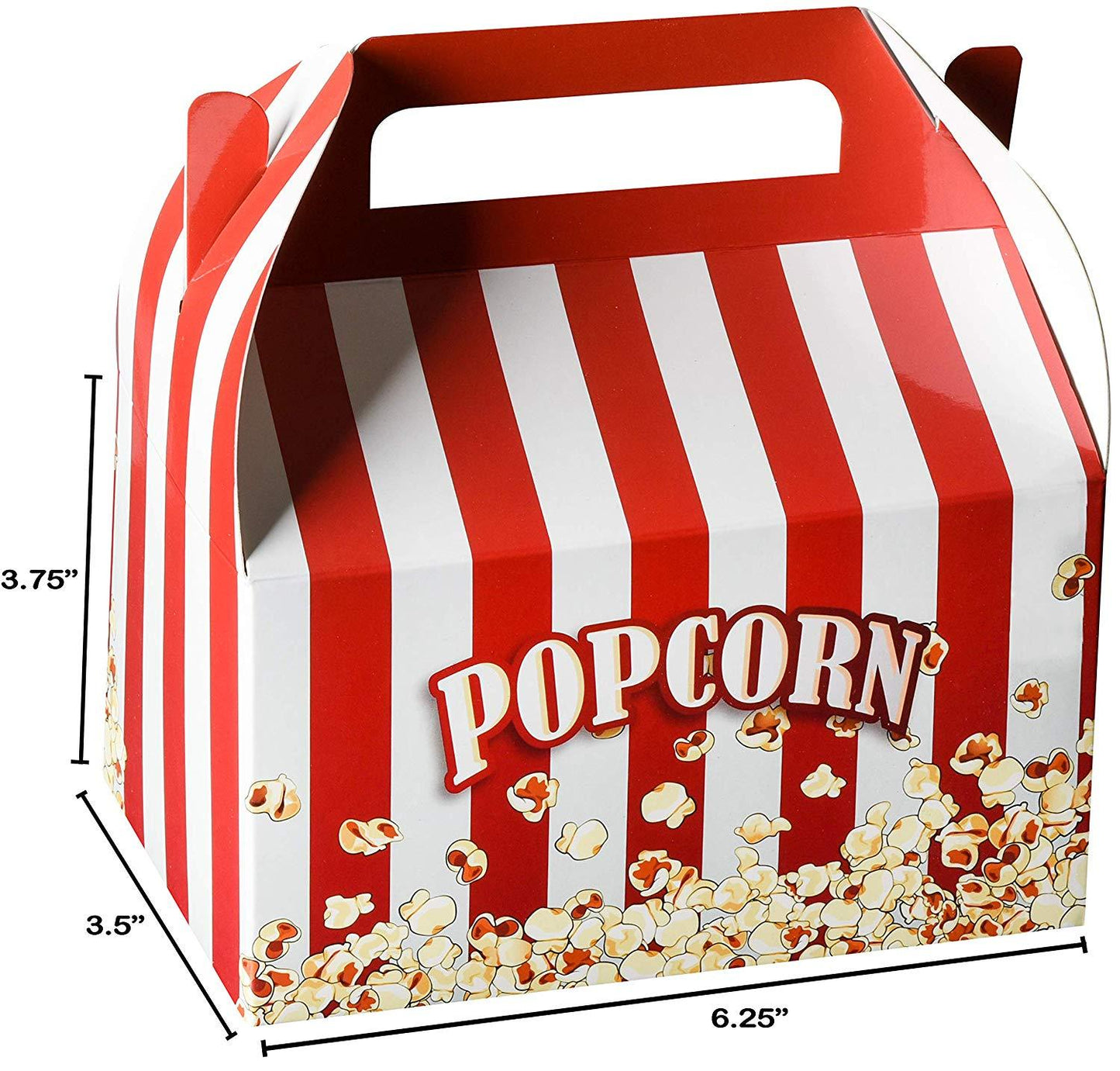 Popcorn Paper Treat Boxes 20 Pack S 6.25" X 3.75" X 3.5" | Amazing Pinatas 