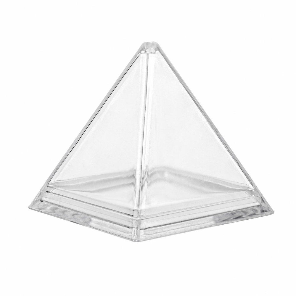 Pyramid Triangle Shaped Acrylic Candy Boxes 16 Pack 2.44"X2.44"X2.63" | Amazing Pinatas 