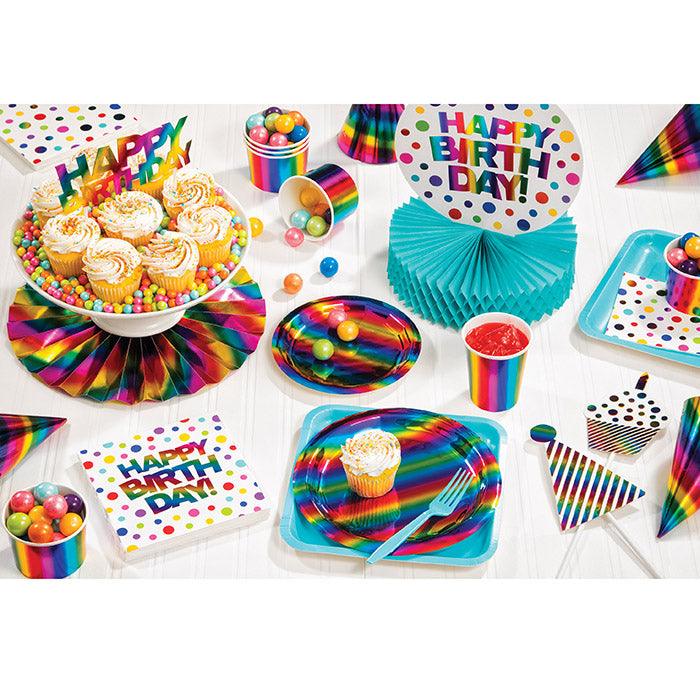 
                  
                    Rainbow Foil 8 oz Treat Cups, 6 ct | Amazing Pinatas 
                  
                