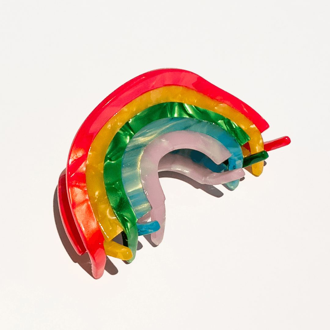 Rainbow Hair Claw Clip | Amazing Pinatas 