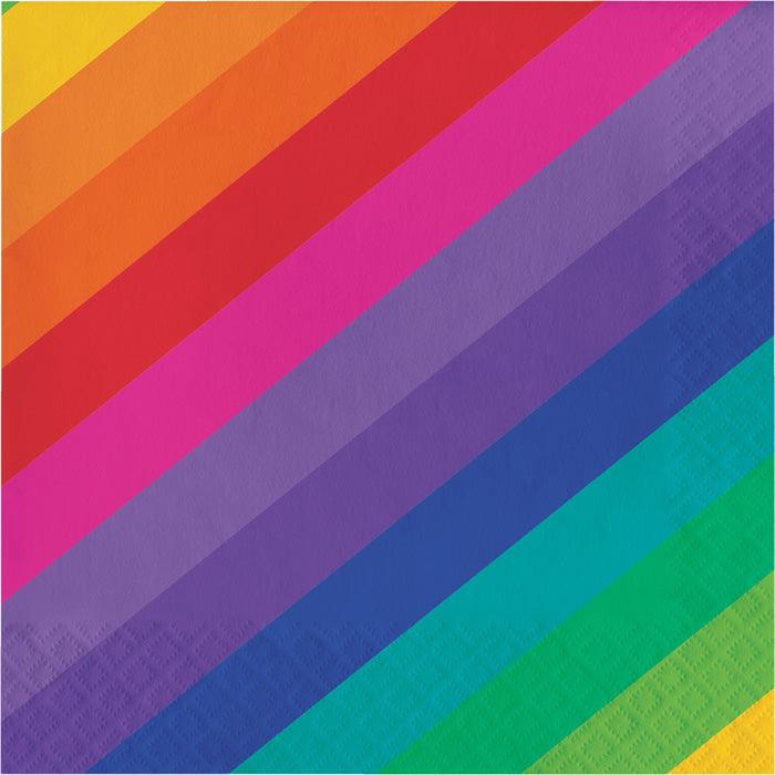 Rainbow Napkins, 16 ct | Amazing Pinatas 