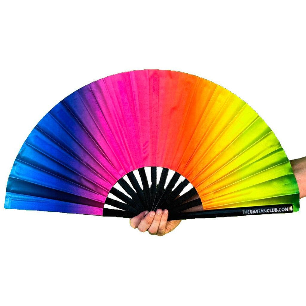 
                  
                    Rainbow Rave Fan (UV) | Amazing Pinatas 
                  
                