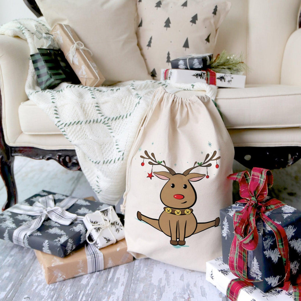 Reindeer Christmas Santa Sack | Amazing Pinatas 