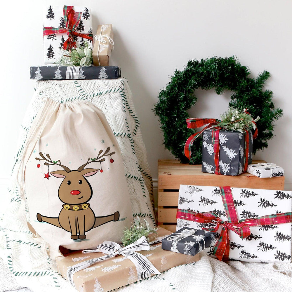 
                  
                    Reindeer Christmas Santa Sack | Amazing Pinatas 
                  
                