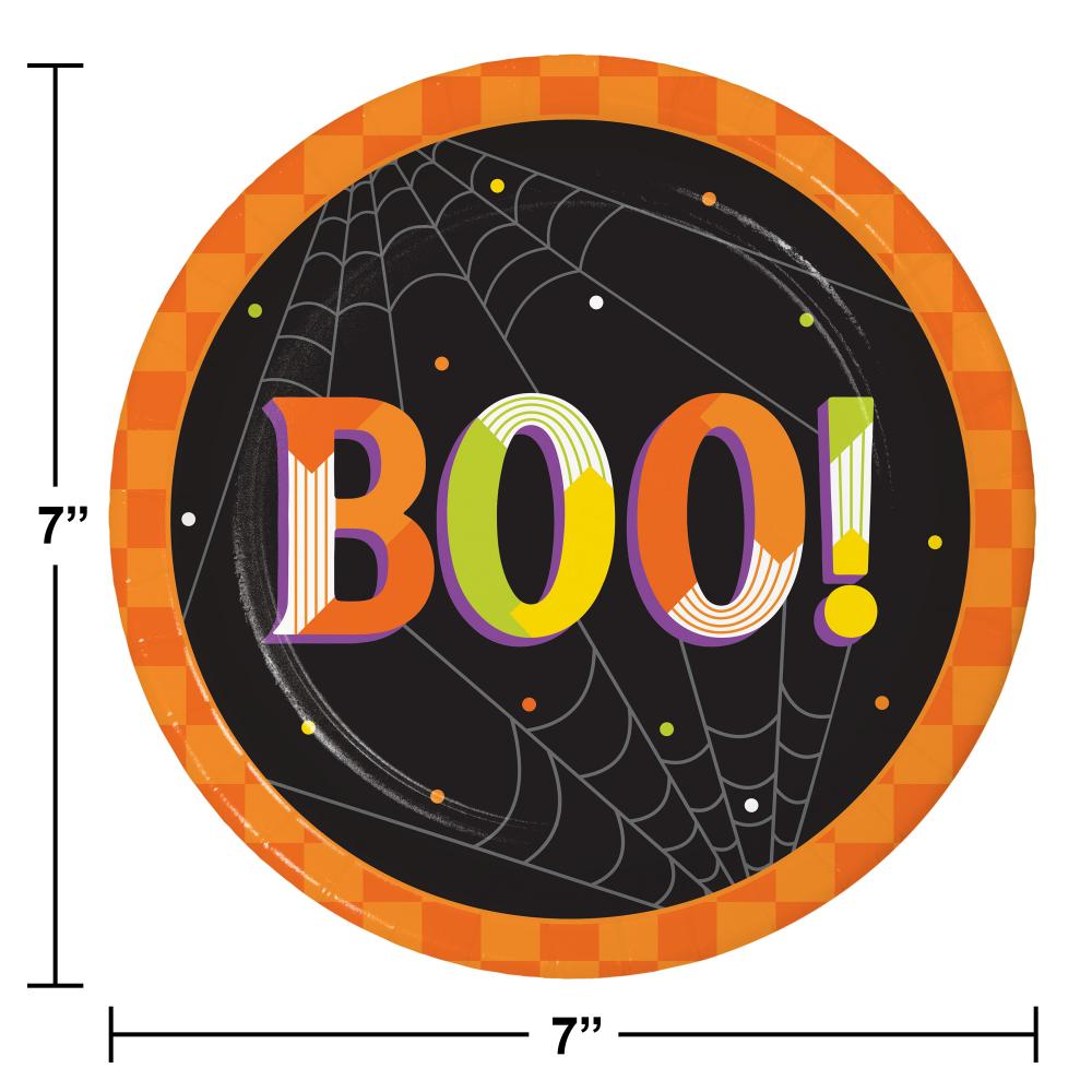 Retro Halloween Luncheon Plate (8 per Pkg) | Amazing Pinatas 