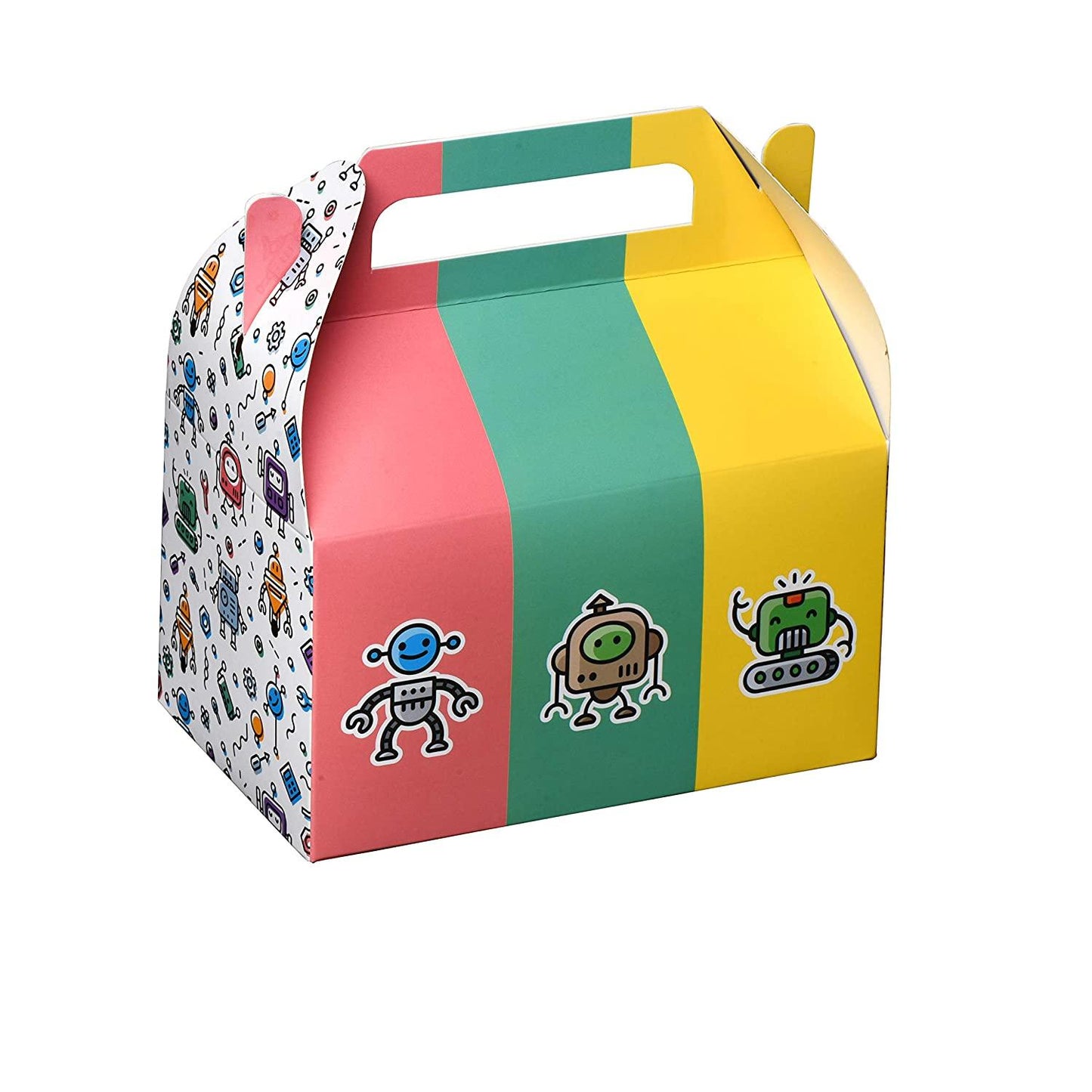 Robots Paper Treat Boxes 20 Pack 6.25" X 3.75" X 3.5" | Amazing Pinatas 