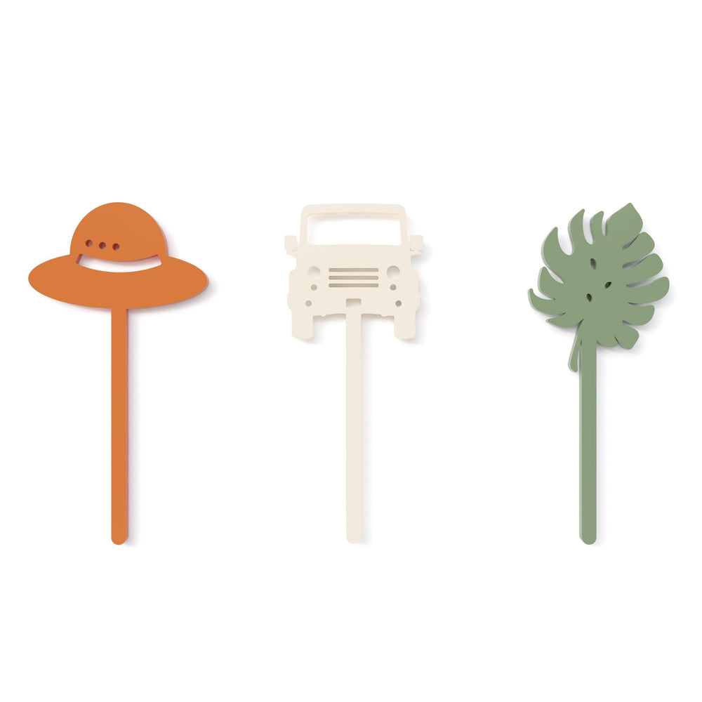 Safari Acrylic Cupcake Toppers, Pack of 12 | Amazing Pinatas 