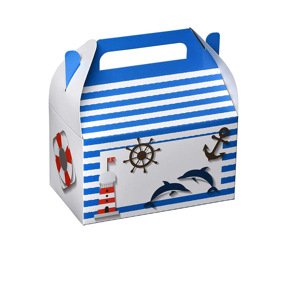 Sailor Paper Treat Boxes 20 Pack 6.25" X 3.75" X 3.5" | Amazing Pinatas 