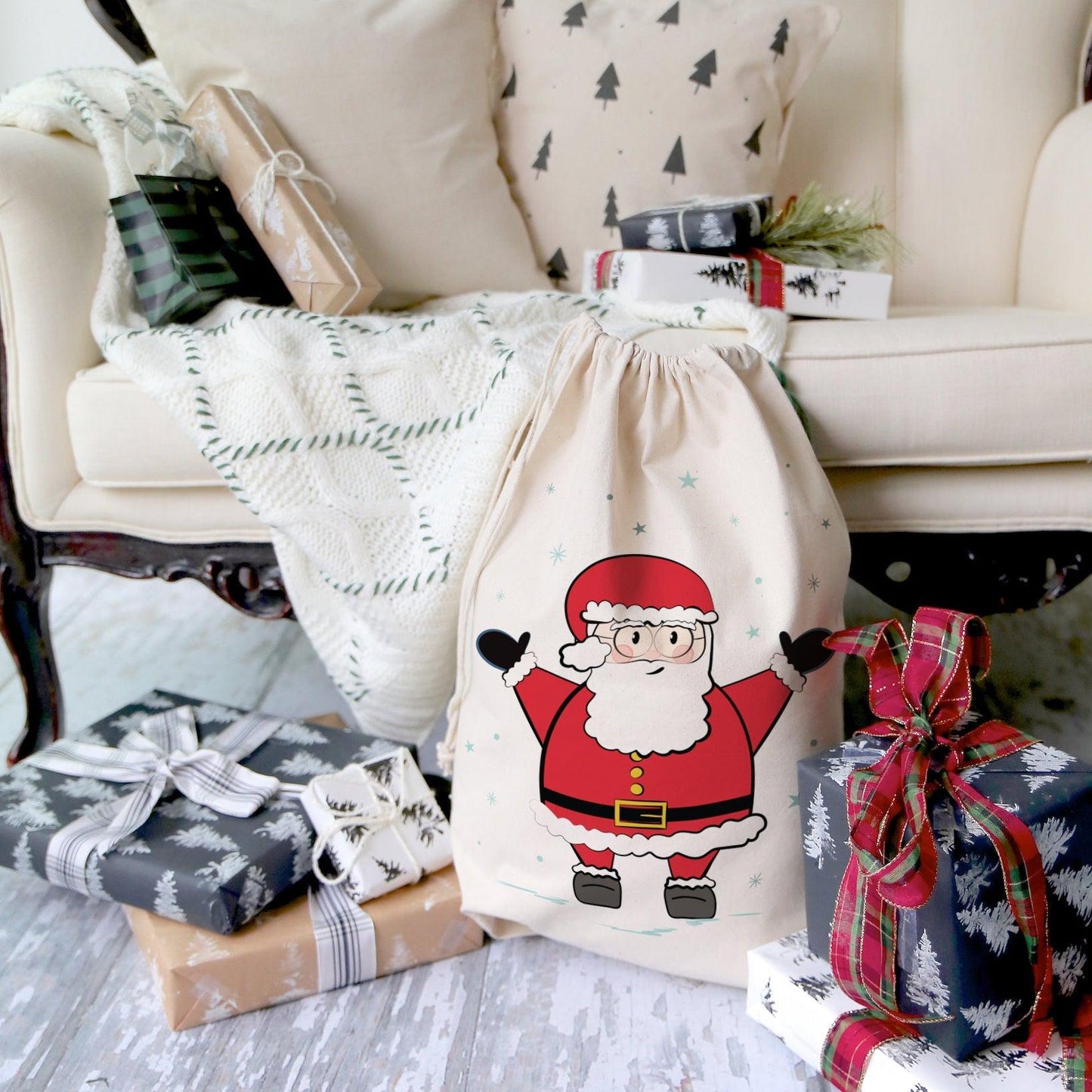 Santa Claus Christmas Santa Sack | Amazing Pinatas 