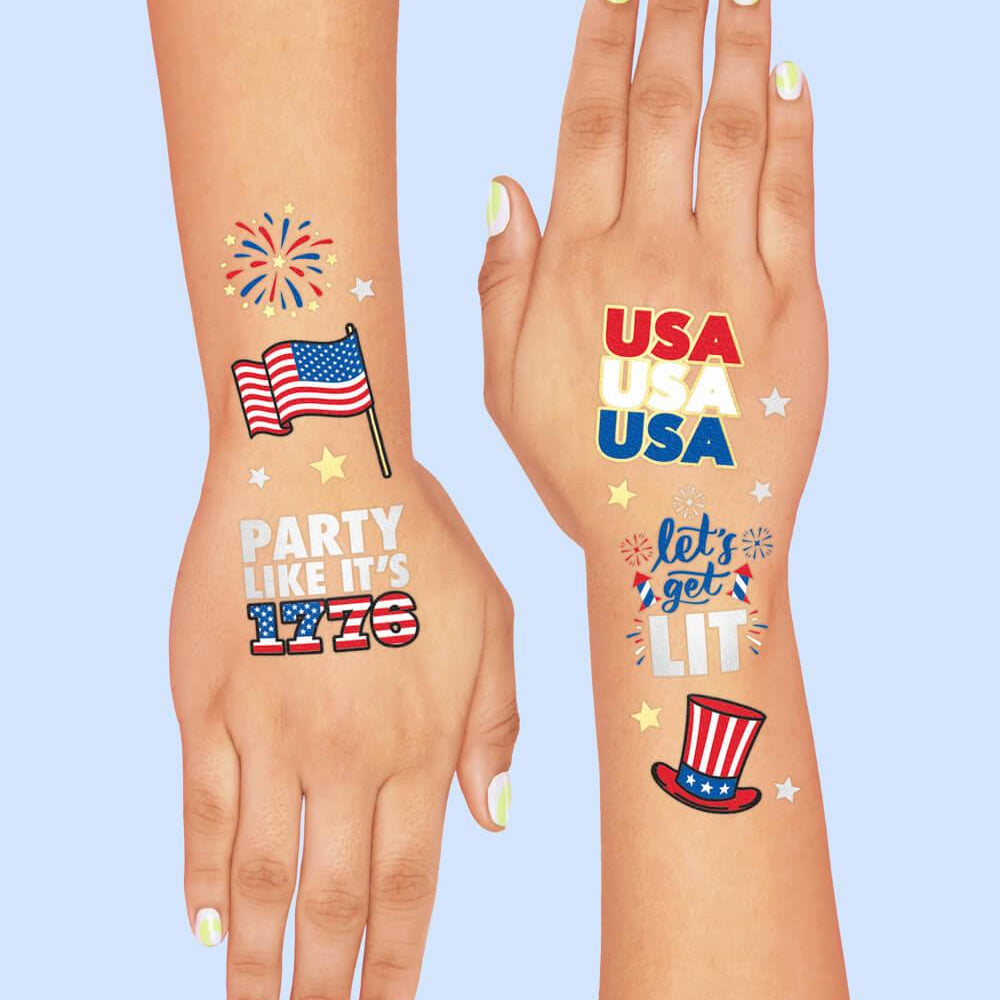 
                  
                    Let's Get Lit Tats - 30 foil temporary tattoos
                  
                