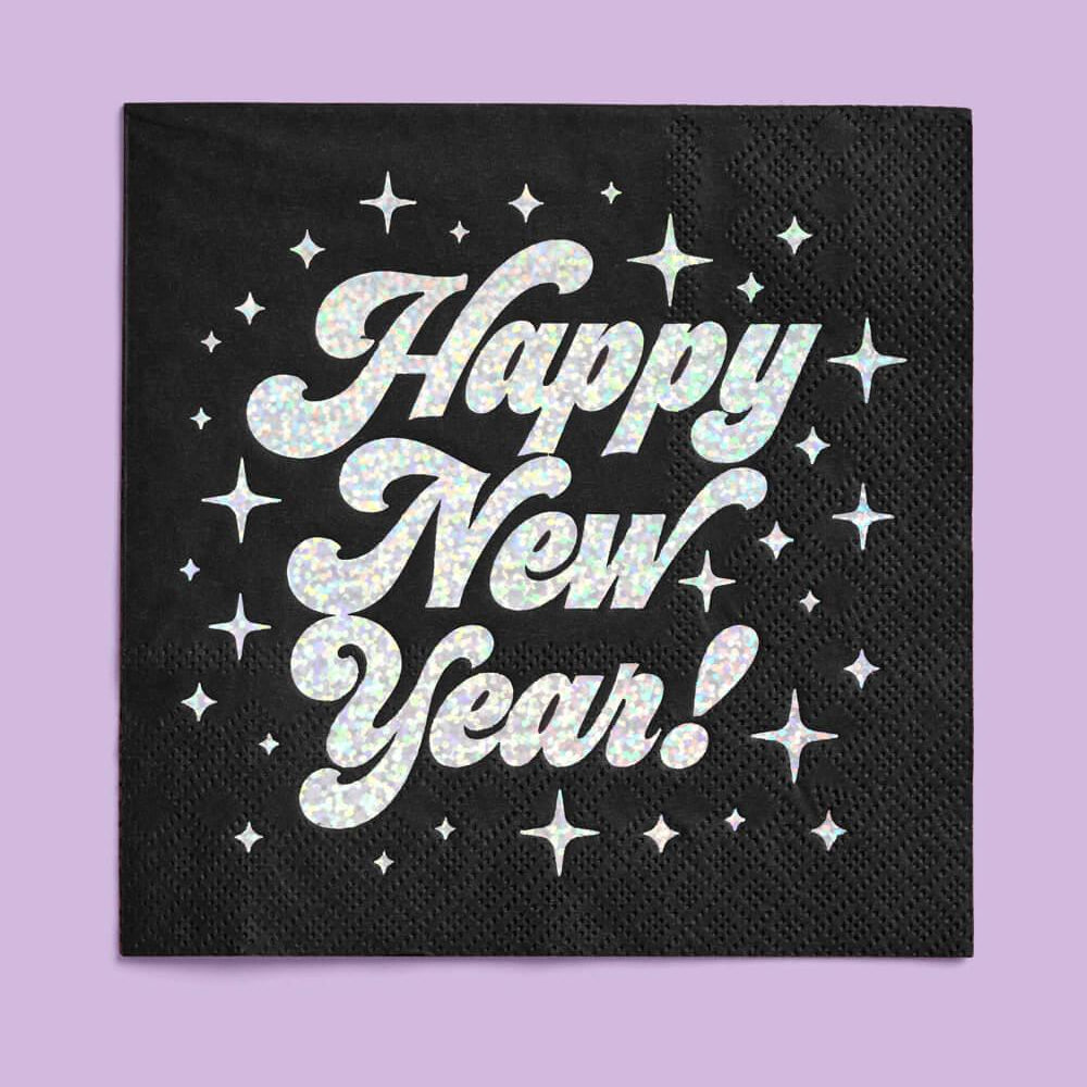 
                  
                    Happy New Year! Napkins - 50 foil napkins
                  
                