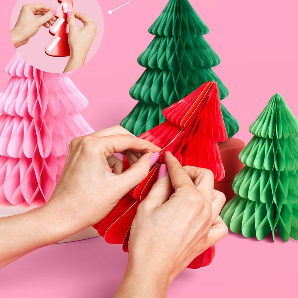 
                  
                    Very Merry Christmas Tree Set - 4 accordion tissue paper trees
                  
                