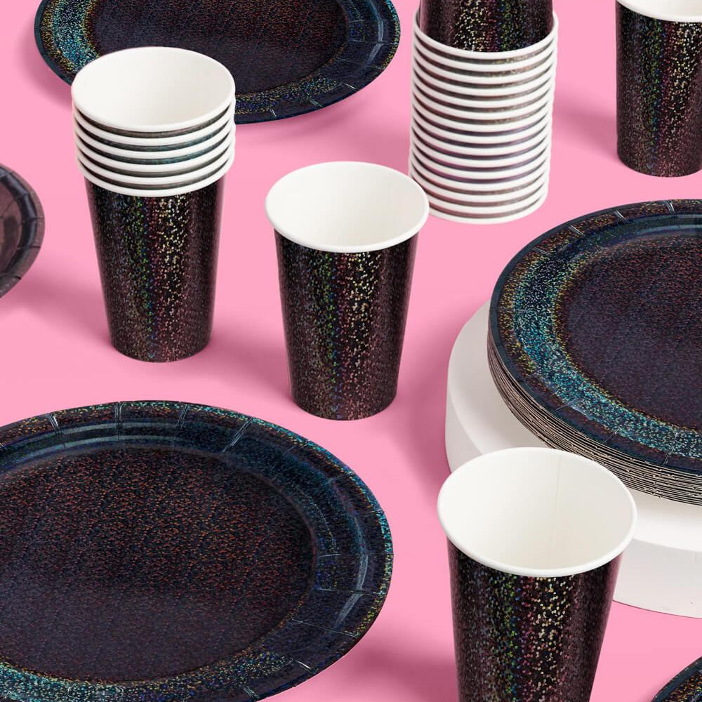 
                  
                    Black Shimmer Cups - 50 paper cups
                  
                