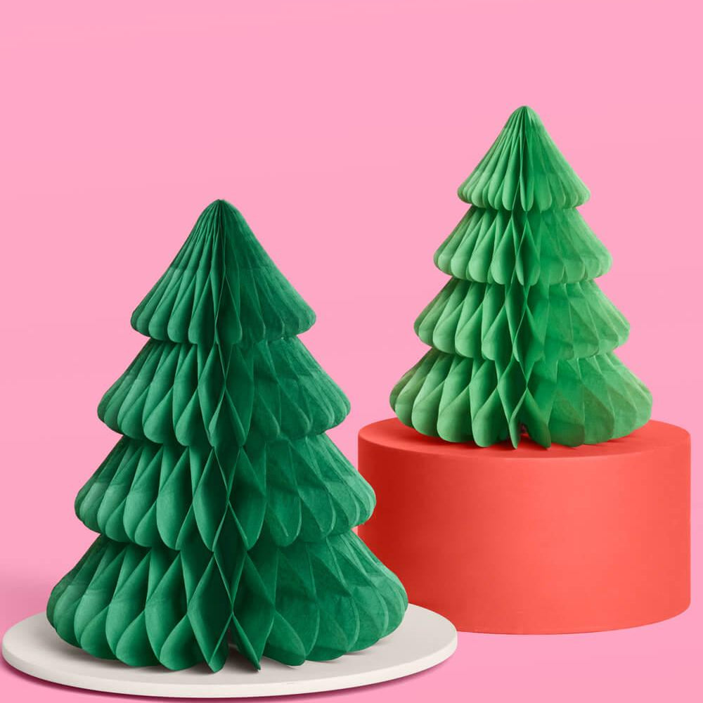 
                  
                    Very Merry Christmas Tree Set - 4 accordion tissue paper trees
                  
                