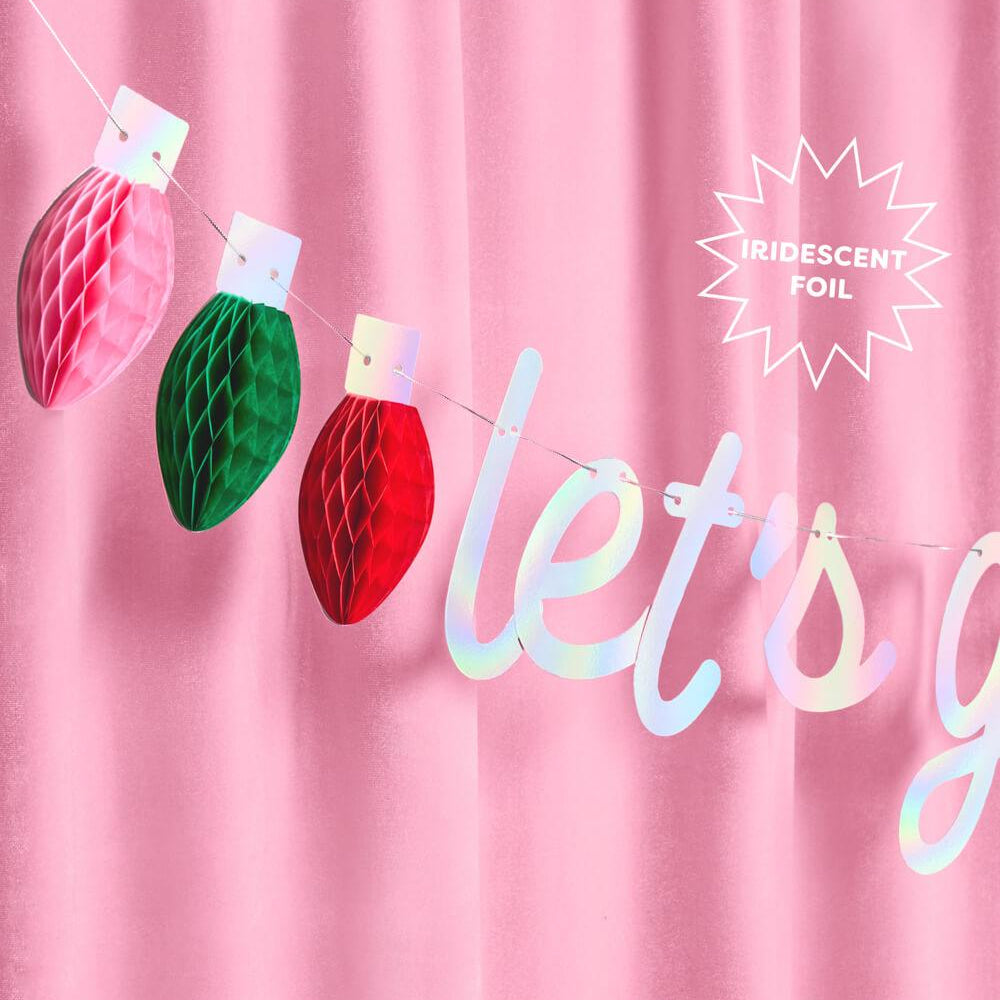 
                  
                    Let's Get Lit Banner - 3D paper banner
                  
                