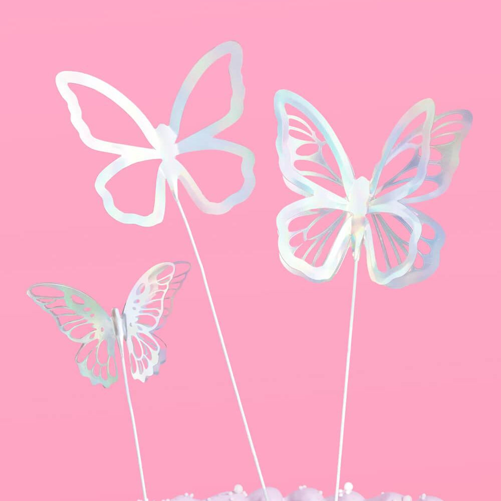 
                  
                    Butterfly Cake Topper - 3D foil cake topper
                  
                